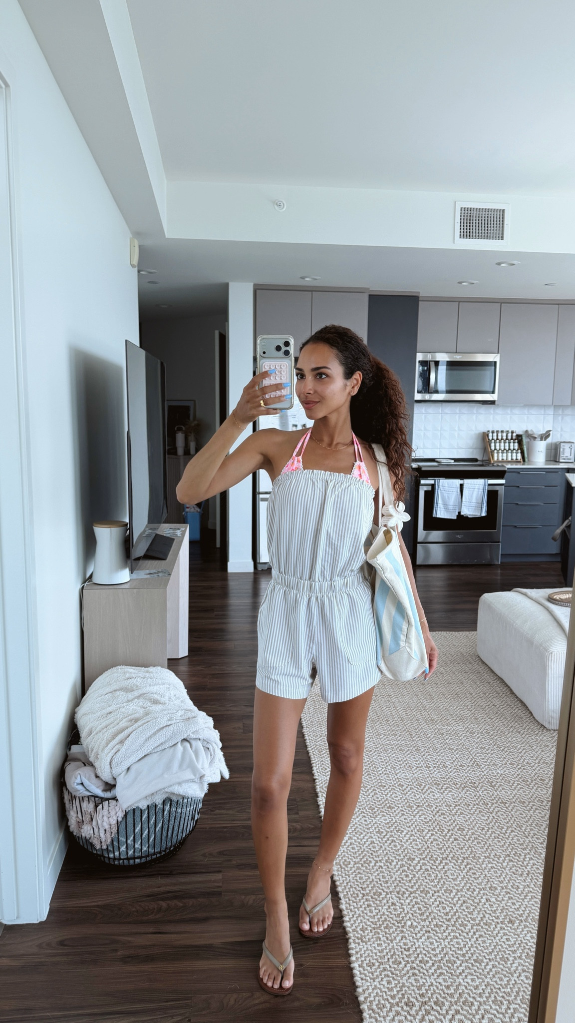 Casual beach day outfit, swim suit coverup, beach vacation outfit ideas 

Romper: XXS from @abercrombie

#LTKootd #LTKSeasonal #LTKSwim