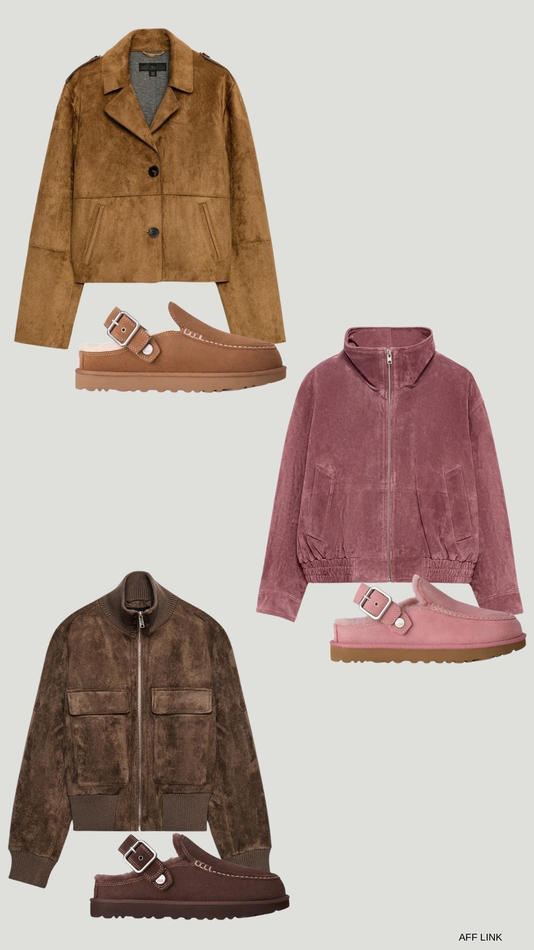 SUEDE JACKET AND MATCHING UGG EVELINA CLOG🫶🏼✨

#LTKeurope #LTKstyletip #LTKshoes