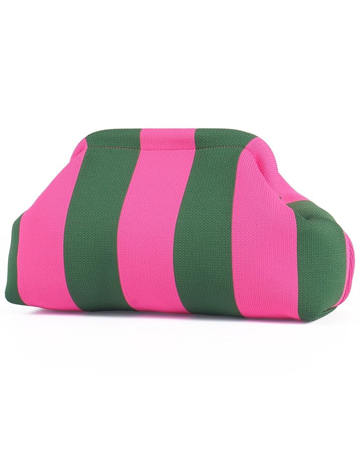 Woven Clutch Purses for Woman,Summer Beach Purse for Vacation, Woven Striped Dumpling Bag,Crochet... | Amazon (US)