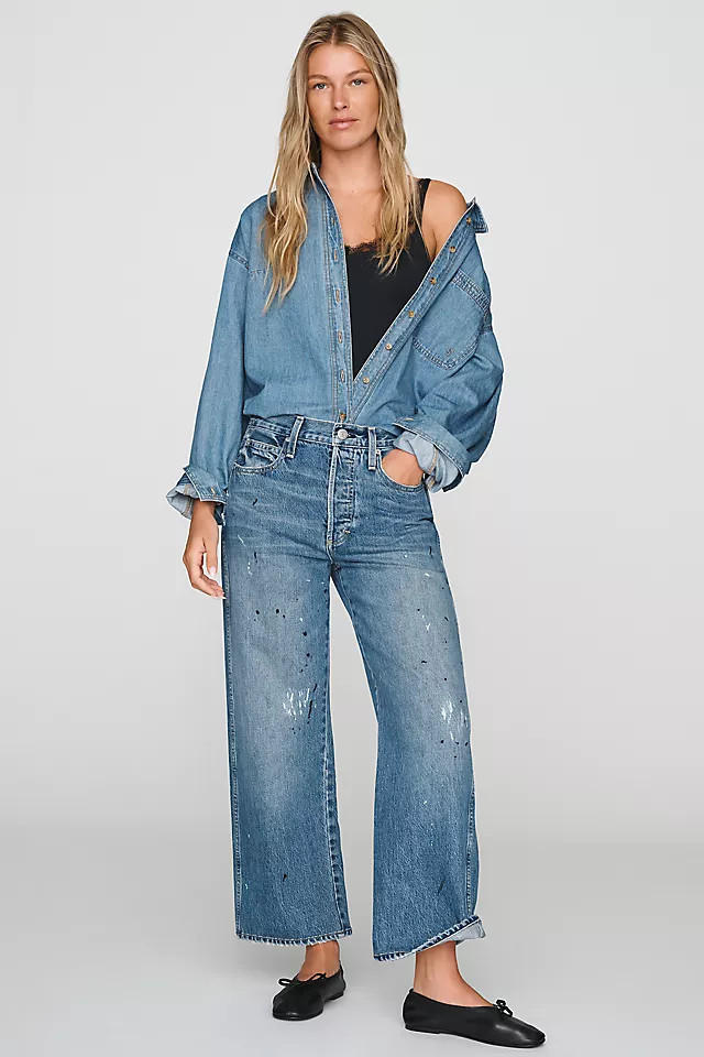Mid-Rise Straight Jeans | Anthropologie (US)
