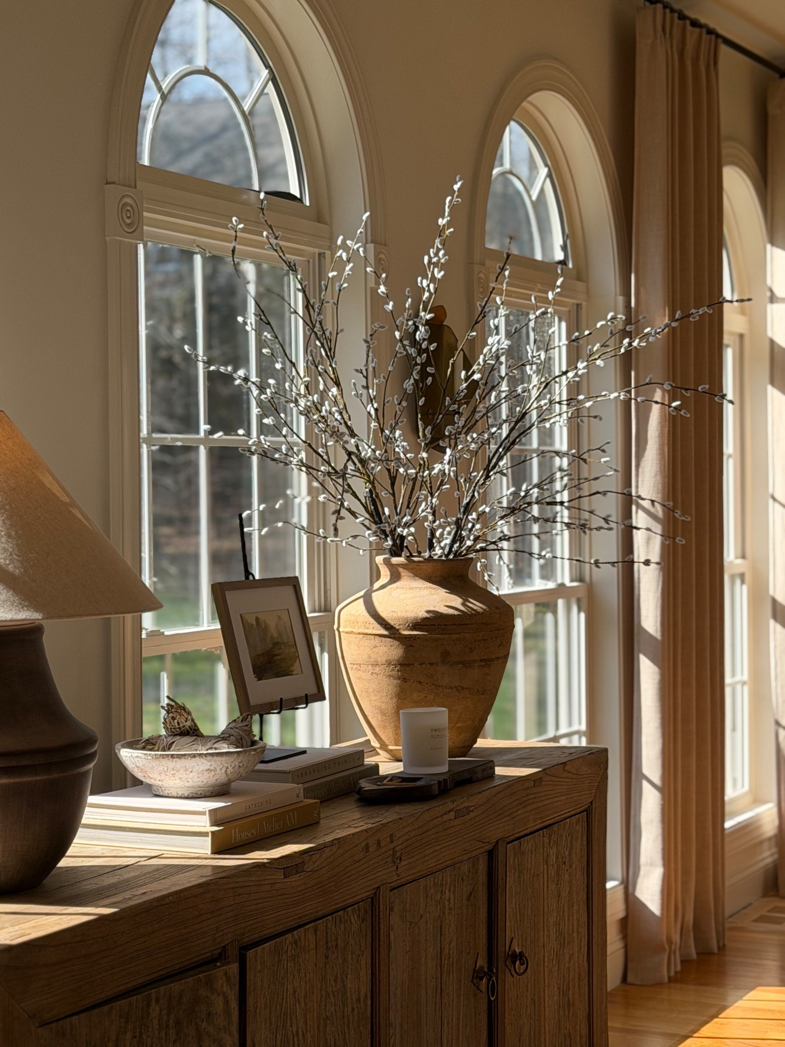 Pussy willow stems are my favorite in early spring. These are so realistic. Using 6 stems here but 3 is perfect'

#LTKHome #LTKmorningroutine #LTKSaleAlert