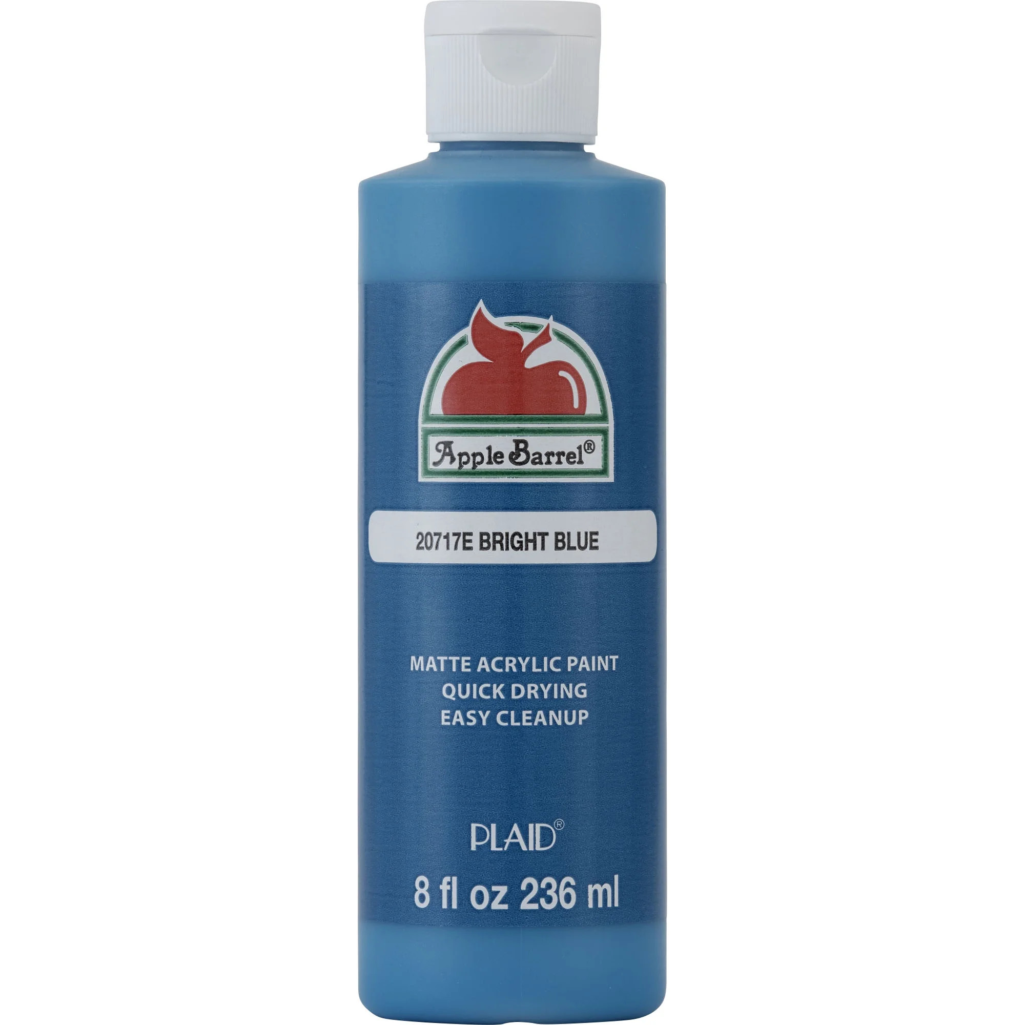 Apple Barrel 20717E Acrylic Craft Paint, Matte Finish, Bright Blue, 8 fl oz | Walmart (US)