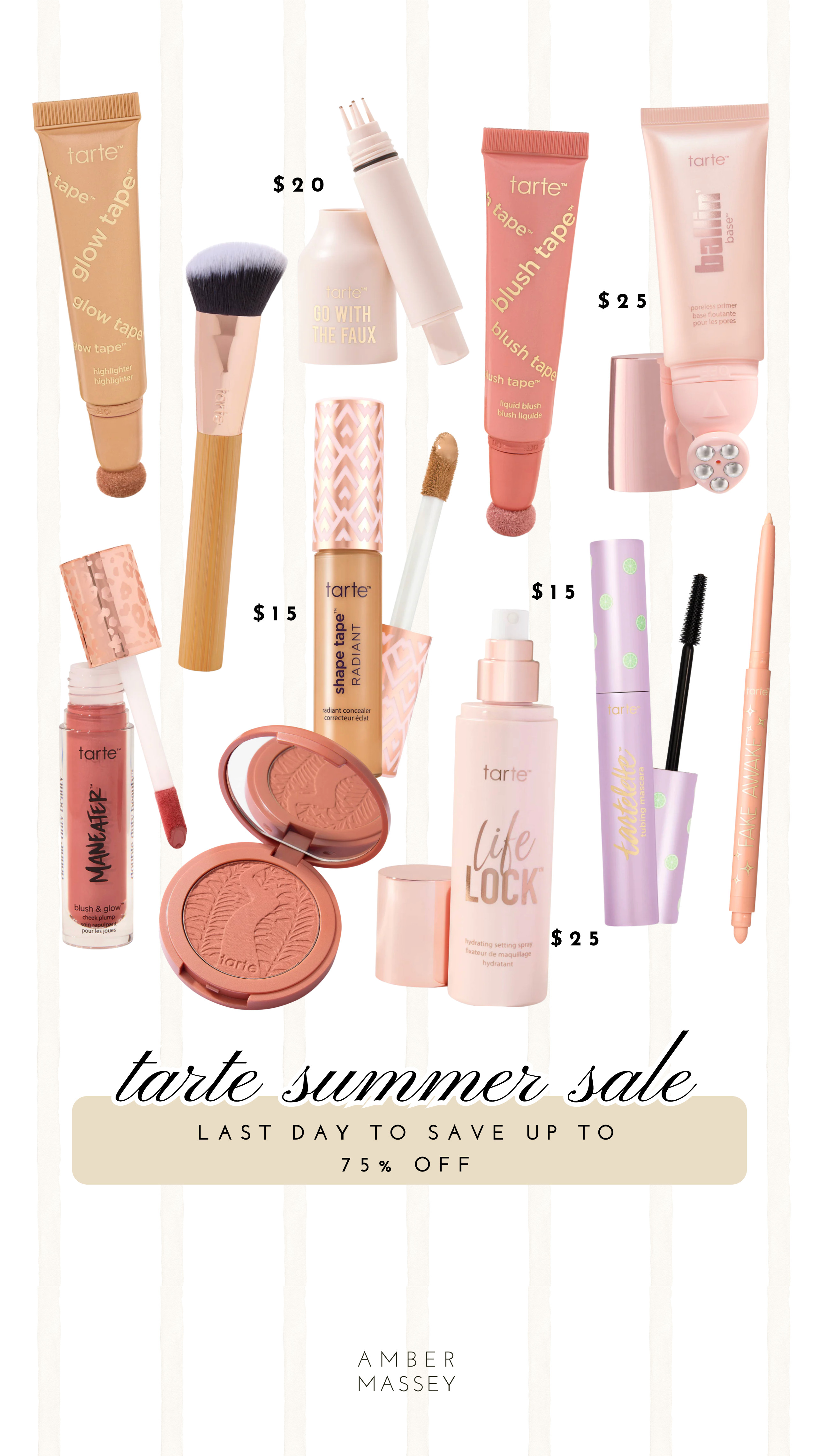 last day to save on the tarte summer sale!

tarte sale, tarte beauty, tarte makeup, beauty 

 #LTKSeasonal #LTKSaleAlert #LTKBeauty