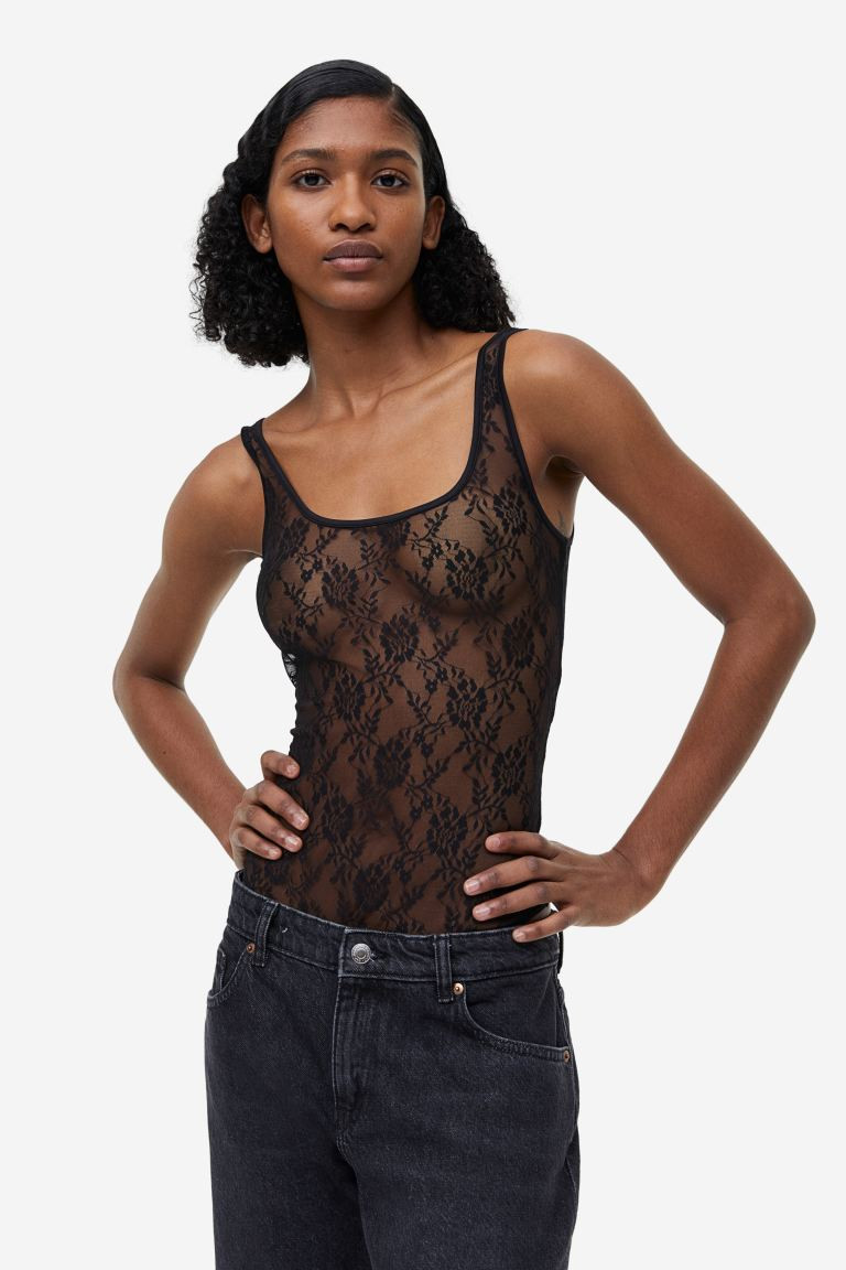 Body string en dentelle | H&M (FR, IT, ES, PT, BE)