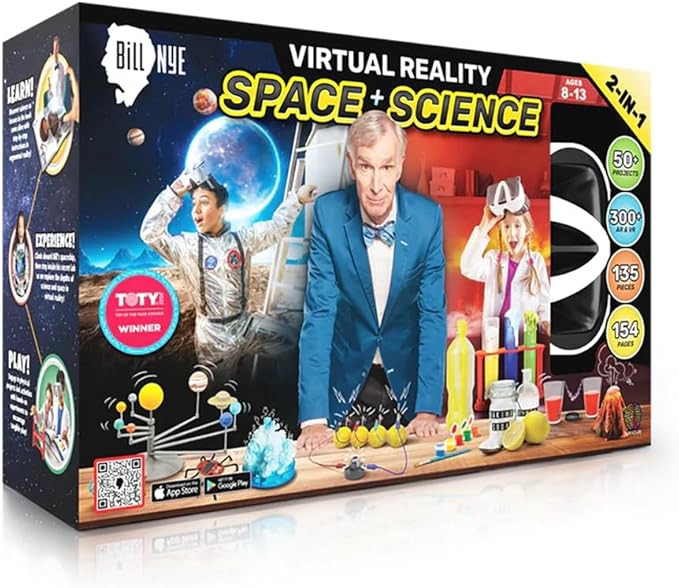 Bill Nye's VR Science Kit and VR Space Lab - Virtual Reality Kids Science Kit, Book and Interacti... | Amazon (US)
