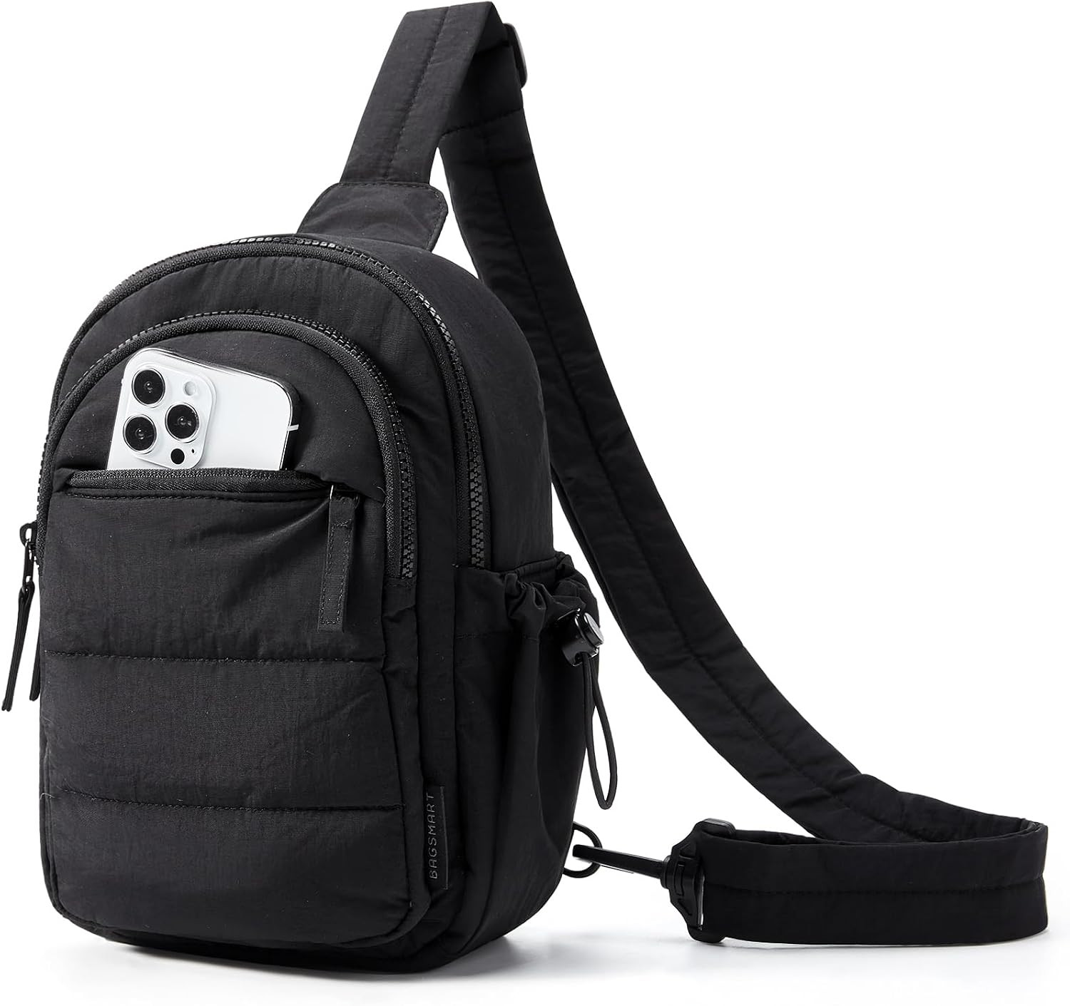 BAGSMART Small Sling Bag for Women, Puffer Crossbody Bag Hobo Handbag | Amazon (US)