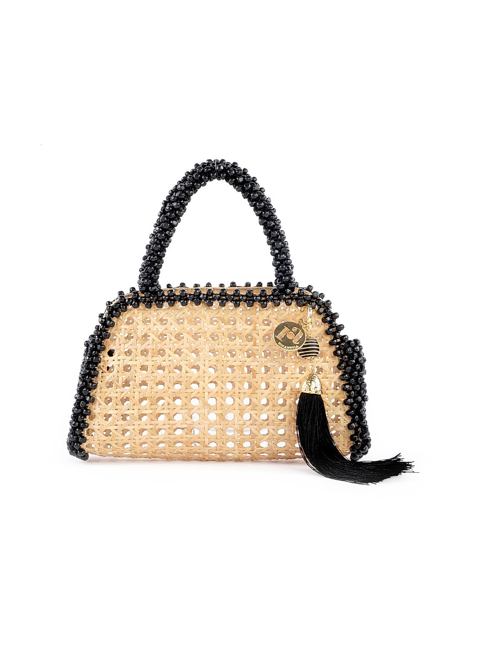 Small Schultz Beaded Wicker Tote | Saks Fifth Avenue