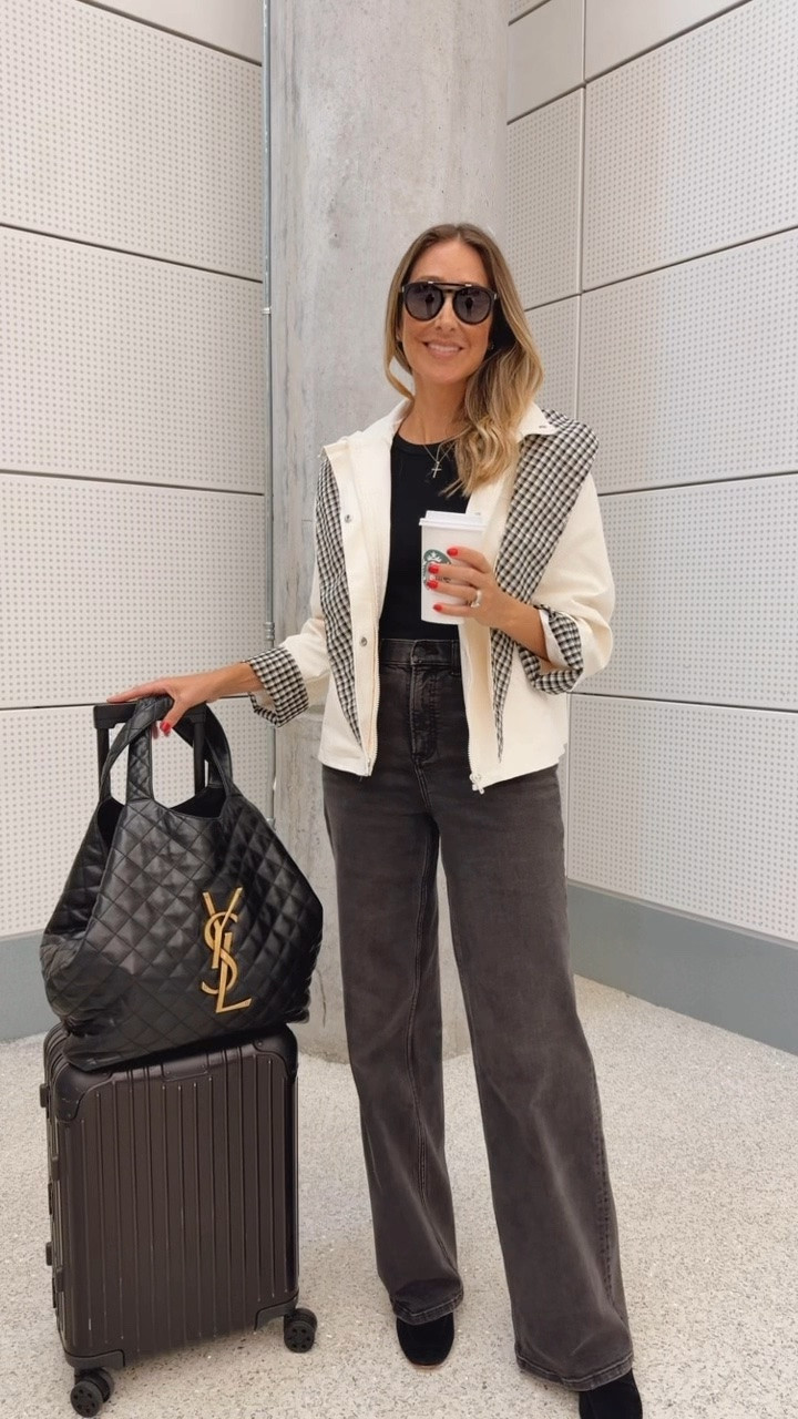 Airport outfit idea that is perfect for fall!
Elegant, comfortable, and stylish
Fits true to size and I’m wearing size small
Travel outfit 
Fall outfits women

#LTKootd #LTKU #LTKTravel