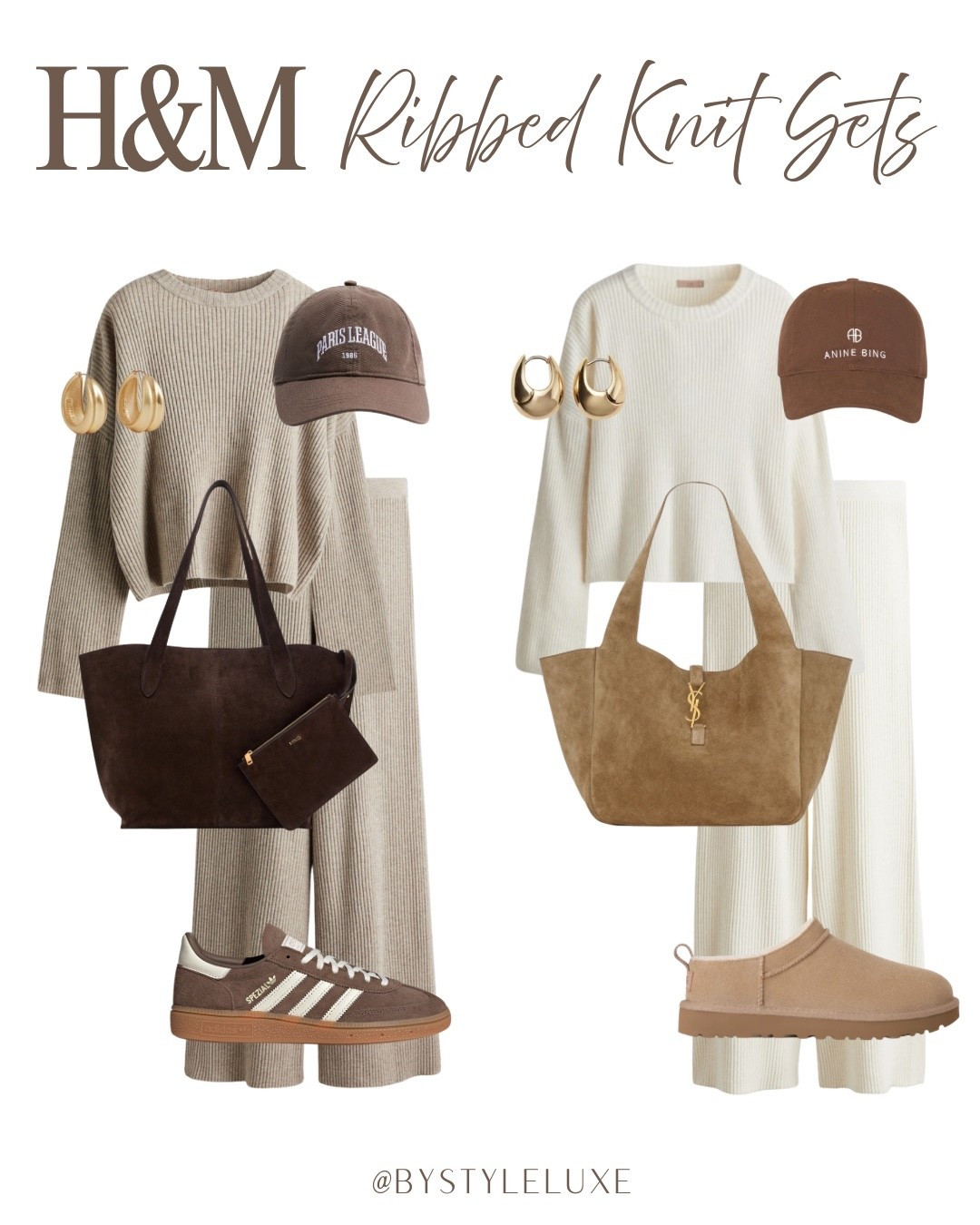 H&M Ribbed Knit Set - another 2 gorgeous knitted sets for that off-duty every look. Perfect transitional outfit 

#coord #autumnoutfit #ugg

#LTKautumn #LTKshoes #LTKbag