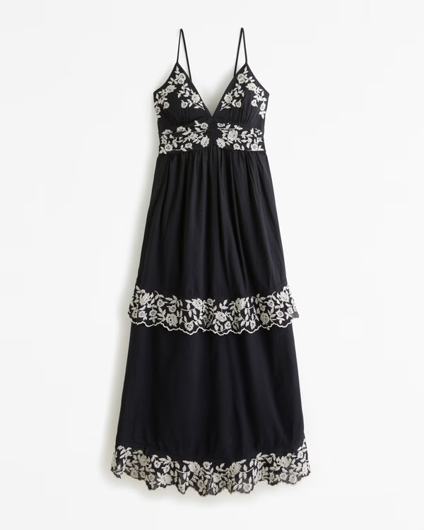 Women's Tiered Ruffle Maxi Dress | Women's Dresses & Jumpsuits | Abercrombie.com | Abercrombie & Fitch (US)