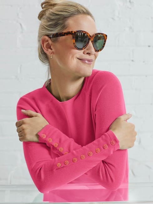 Chiara Polarized Sunglasses in Tortoise | J.McLaughlin