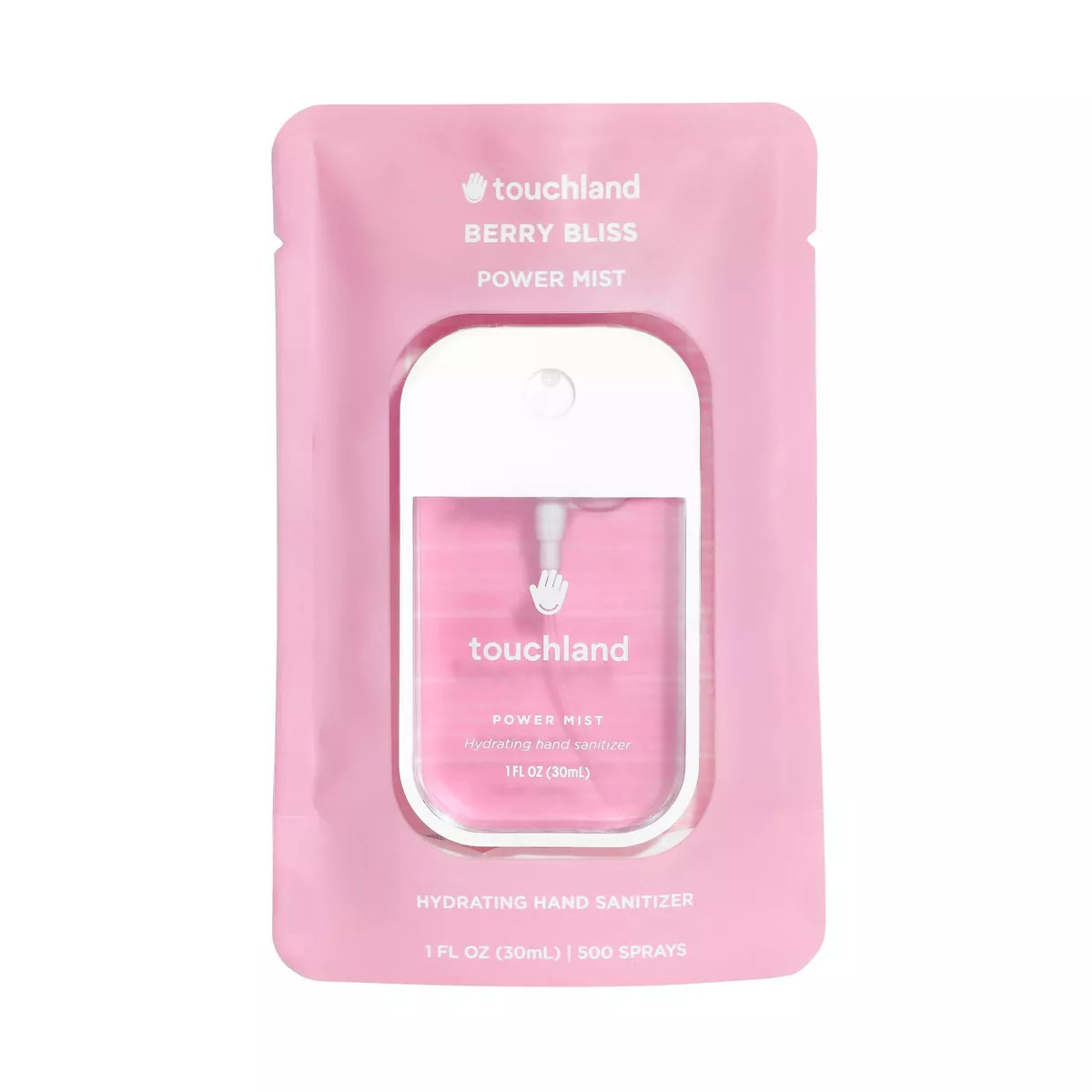 Touchland Power Mist Hydrating Hand Sanitizer - Berry Bliss - Trial Size - 1 fl oz/500 sprays | Target
