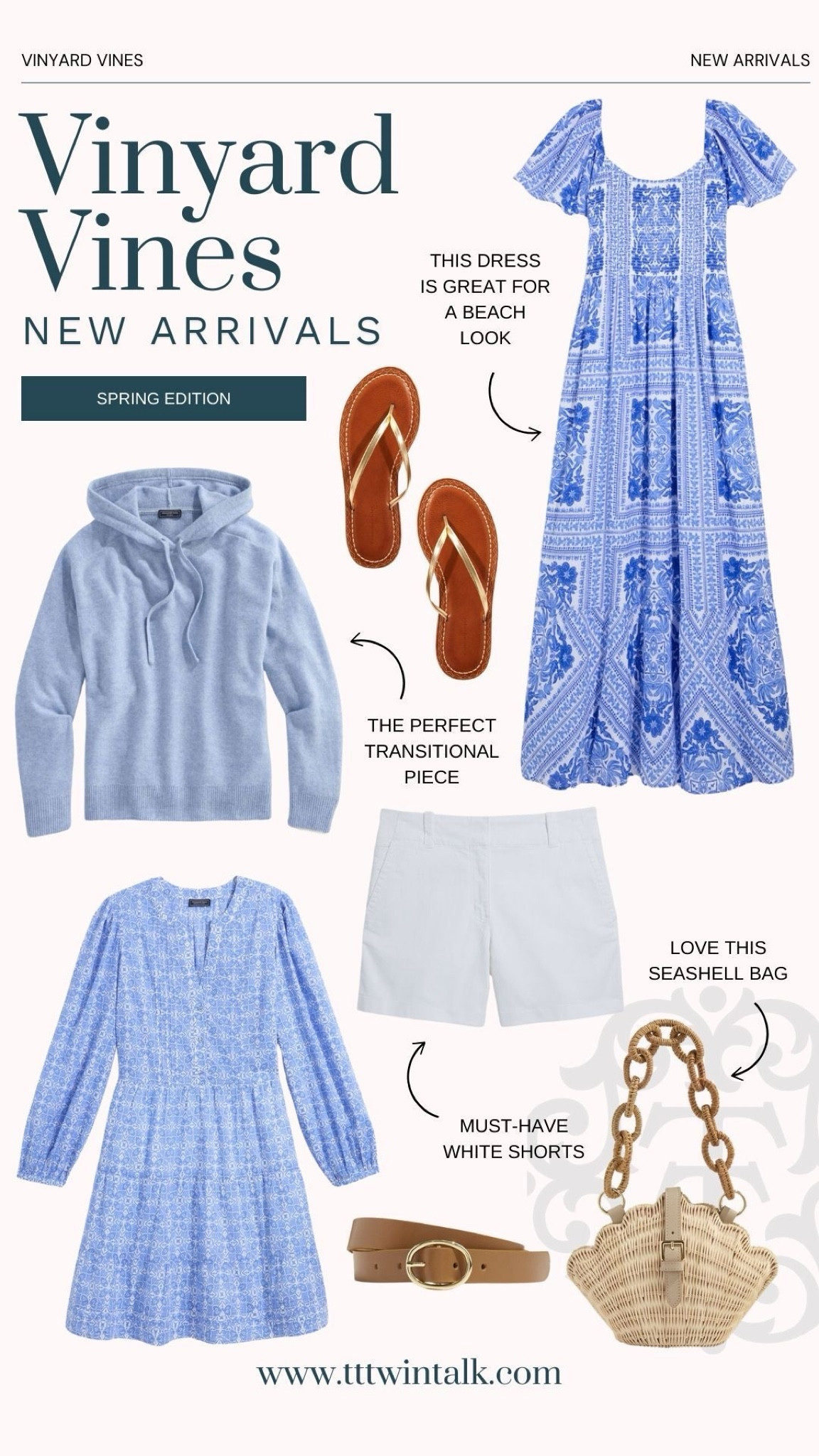 Vineyard Vines new arrivals. This maxi dress and shell bag are perfect for spring break  

#LTKSeasonal #LTKTravel #LTKStyleTip