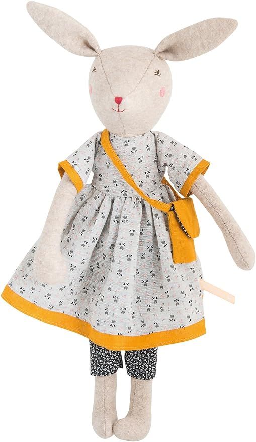 Moulin Roty - Famille Mirabelle collection - Mama Rose, 16" Plush Rabbit Toy | Amazon (US)