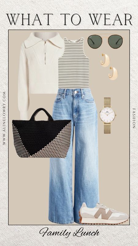 What to wear for a family lunch - casual chic outfit idea for a fall day. 

#LTKSeasonal #LTKshoecrush #LTKstyletip