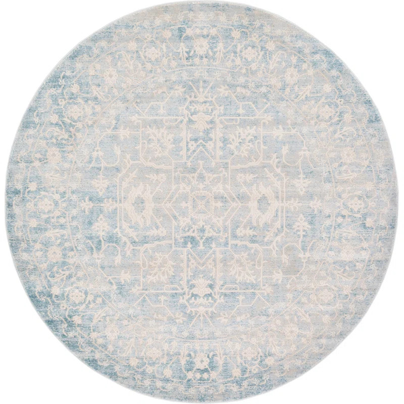 Bryant Oriental Light Blue Area Rug | Wayfair North America