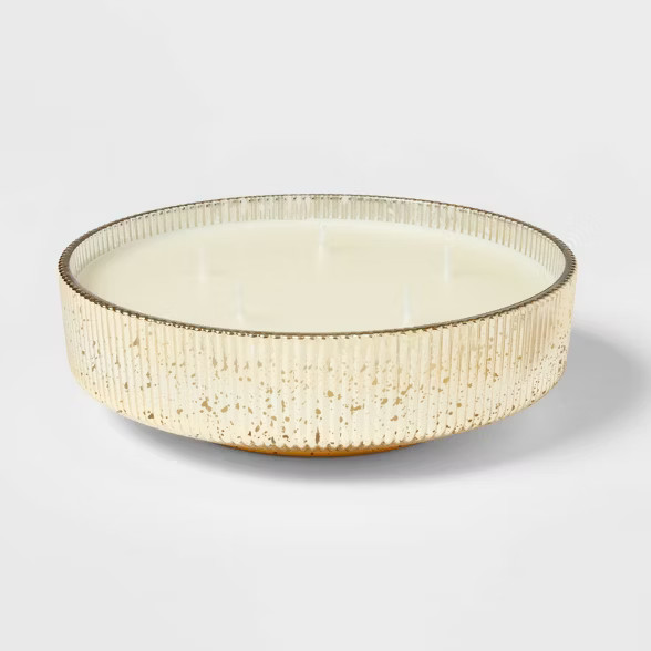 Mercury Jar Candle Fireside Glow Candle Gold - Threshold™ | Target
