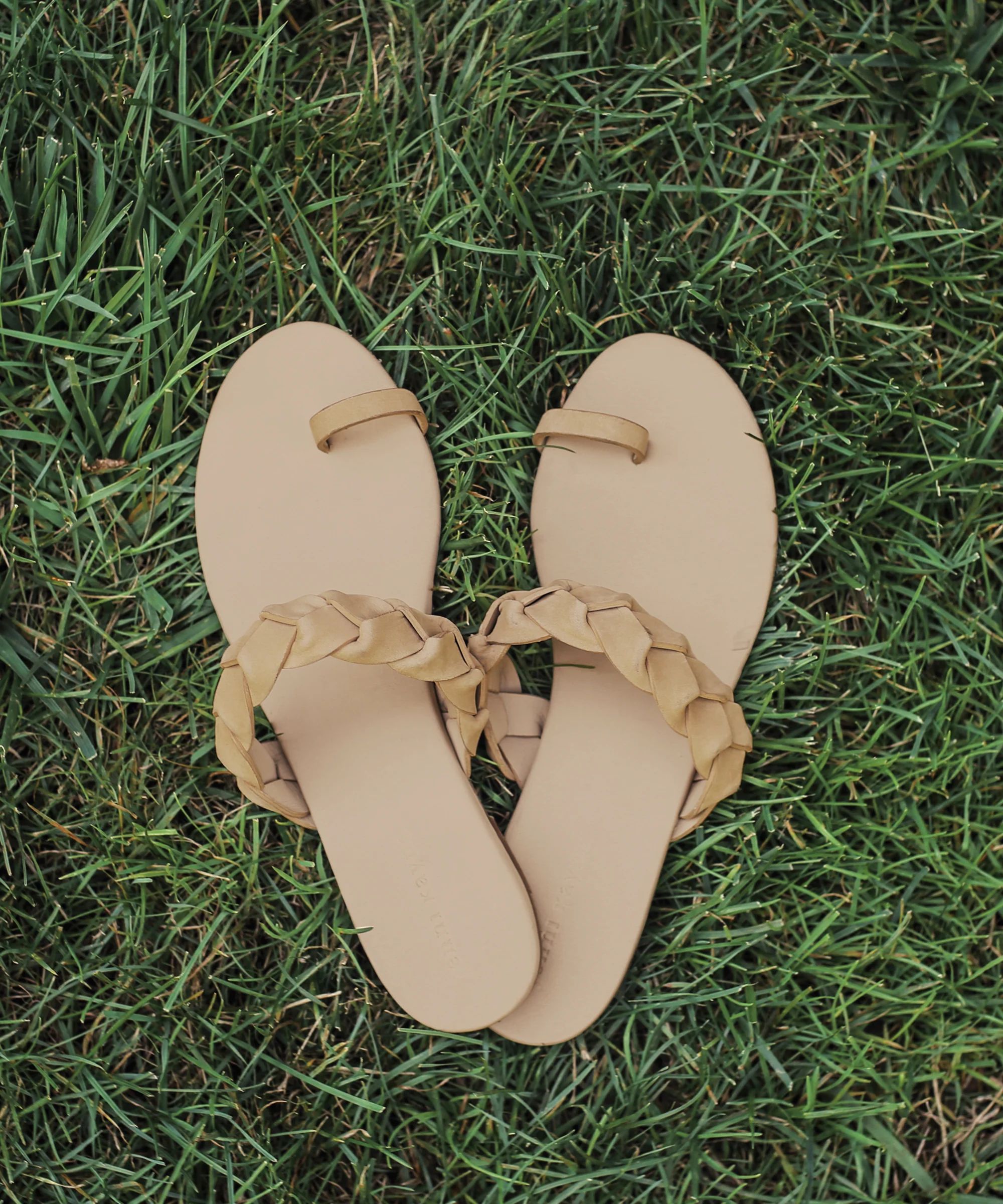 Leather Braided Strap Sandal | Jenni Kayne