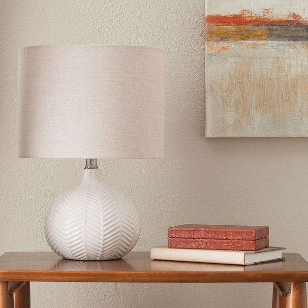 Textured Ceramic Accent Lamp Cream - Threshold™ | Target