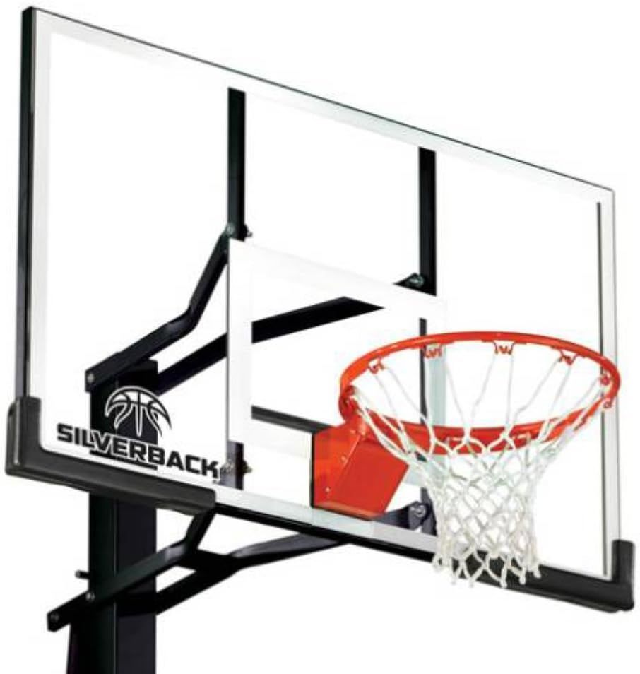 Silverback In-Ground Basketball Hoops, Adjustable Height Tempered Glass Backboard and Pro-Style F... | Amazon (US)