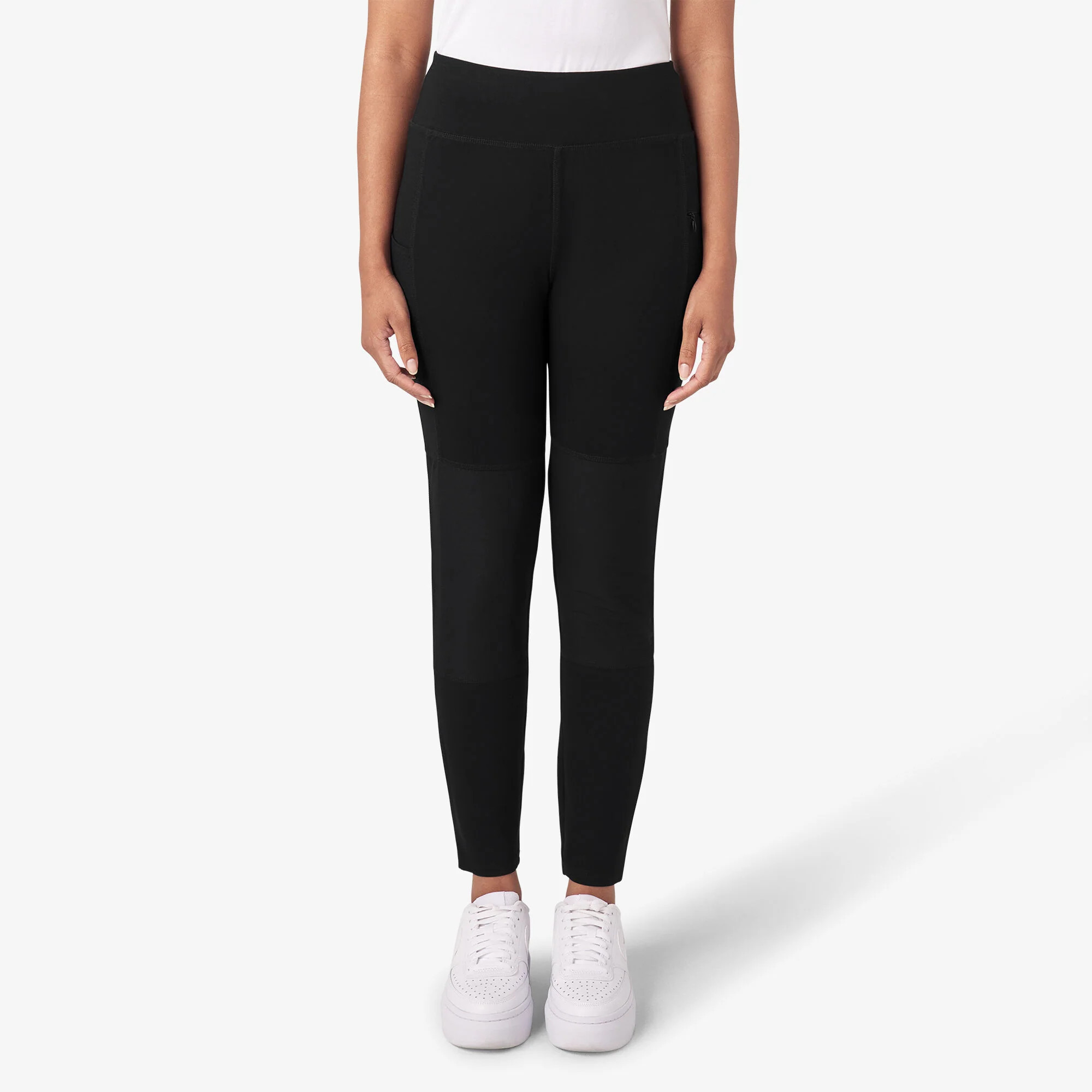 Dickies Women's Double Pocket Leggings in Black size Small | Dickies