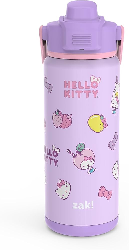 zak! Beacon Insulated Bottle, Hello Kitty - 20 oz - Durable Stainless Steel - Double-Wall Vacuum ... | Amazon (US)