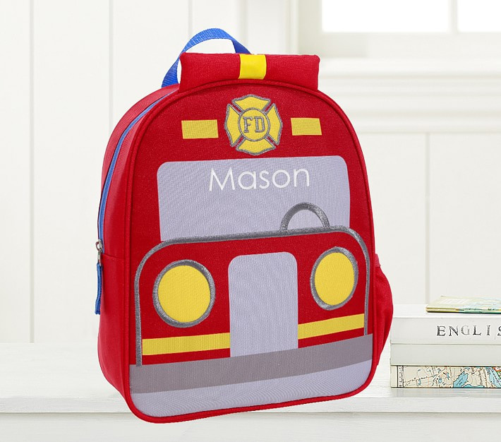 Little Critters Firetruck Backpack | Pottery Barn Kids