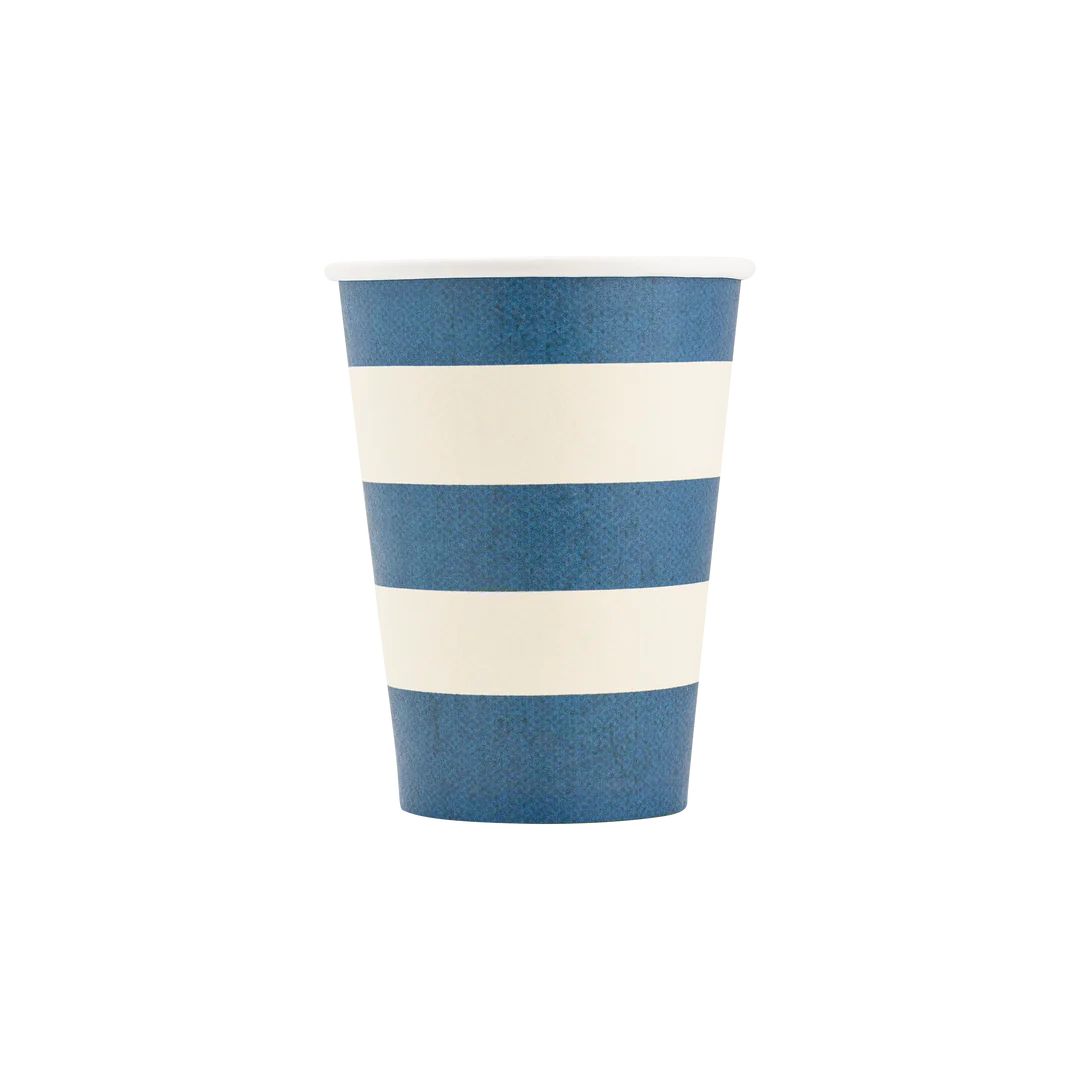 Hamptons Striped Paper Cups | My Mind's Eye