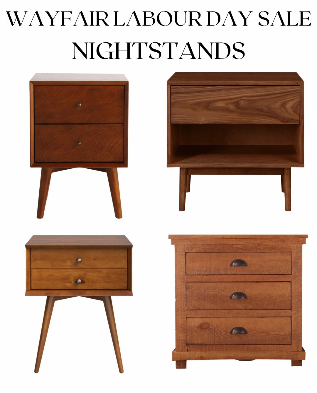 Wayfair’s Labour Day Sale is here! Up to 70% off ✨ Upgrade your bedroom with these beautiful nightstands — the perfect mix of style + function. Whether you love modern, mid-century, or rustic charm, these pieces will fit seamlessly into any neutral home. Don’t miss these deals while they last! 🛍️

Wayfair Labour Day Sale
Wayfair nightstands
Bedroom furniture sale
Affordable nightstands
Neutral bedroom decor
Modern nightstand
Rustic nightstand
Mid-century nightstand
Small space furniture
Bedroom storage ideas
Wooden nightstand
Bedroom side table
Farmhouse nightstand
Stylish nightstand
Bedroom organization

#LTKStyleTip #LTKSaleAlert #LTKHome