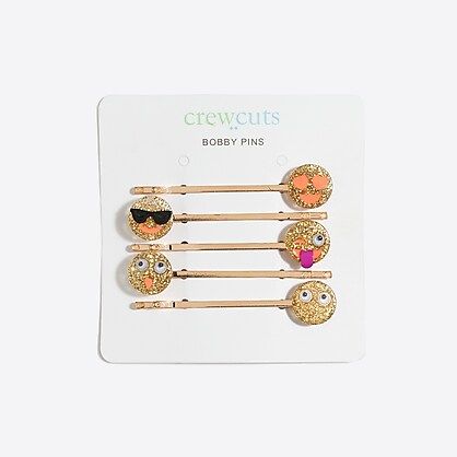 Girls' emoji bobby pin pack | J.Crew Factory