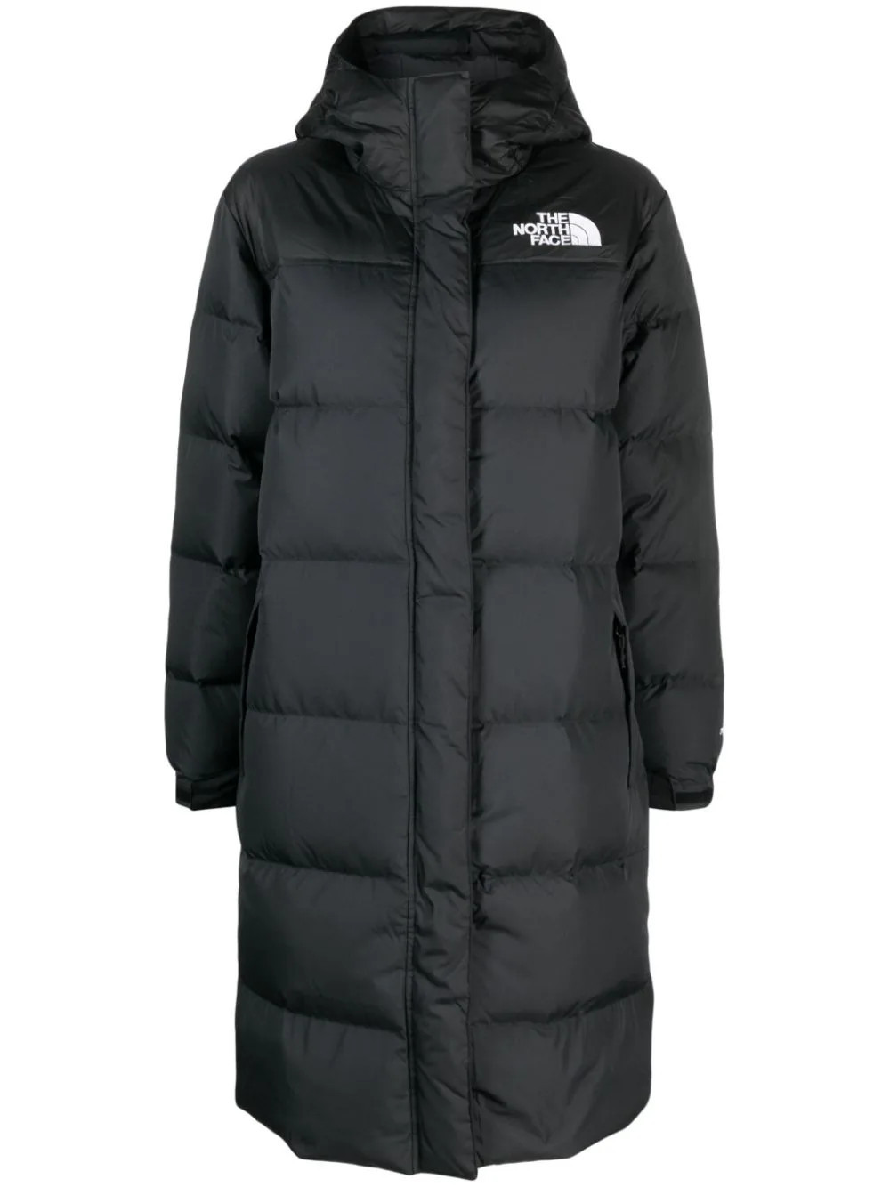 The North Face Nuptse hooded puffer coat - Black | Farfetch Global