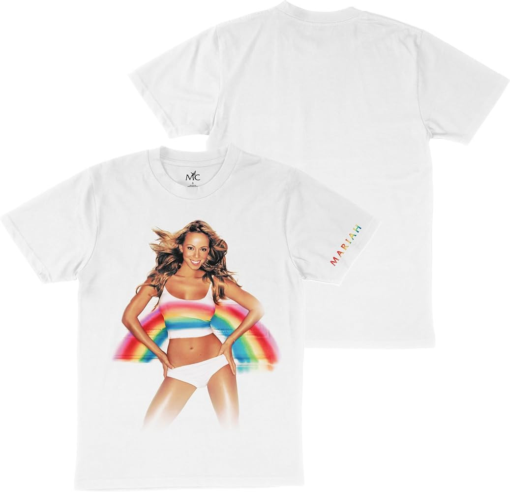 Mariah Carey Official Merch Rainbow T-Shirt | Amazon (US)