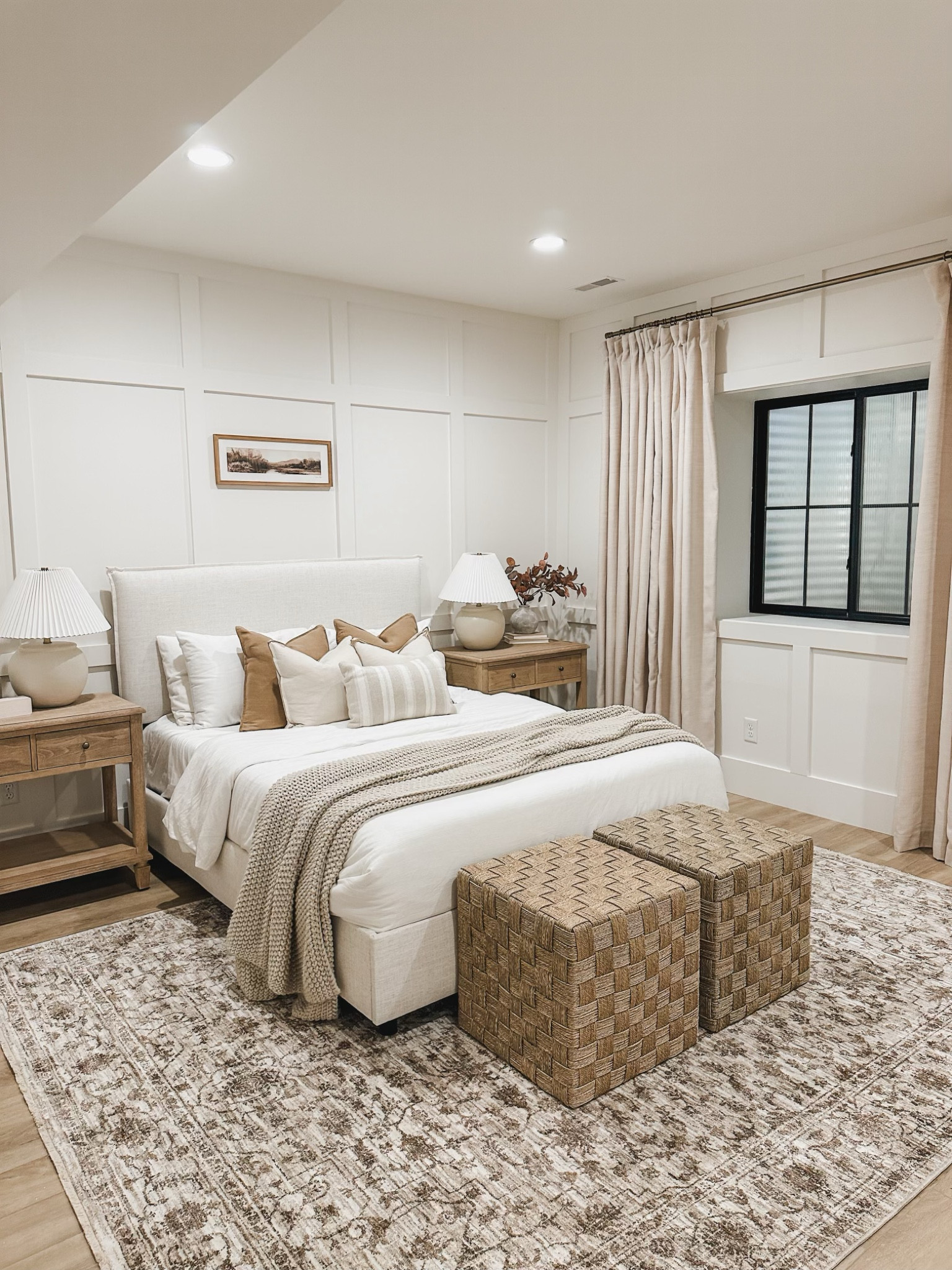 New basement/guest bedroom fall reveal! I’ve partnered up with Sunbrella to create a warm and cozy monochromatic look in our new basement bedroom using the Taylor Light Filtering Curtain Panel in the color “Putty”. They are absolutely beautiful and add much needed softness and warmth to the room.


#LTKFind #LTKhome #LTKSeasonal