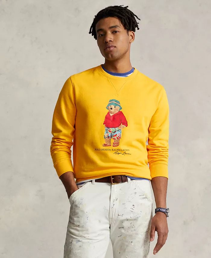 Men's Polo Bear Fleece Sweatshirt | Macys (US)
