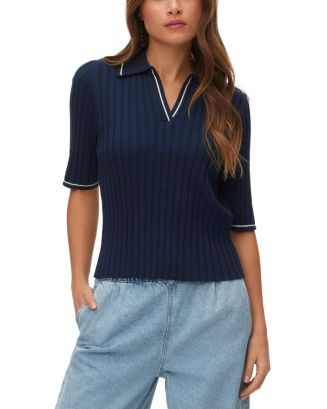 Knitted Polo Neck Top | Bloomingdale's (AU)