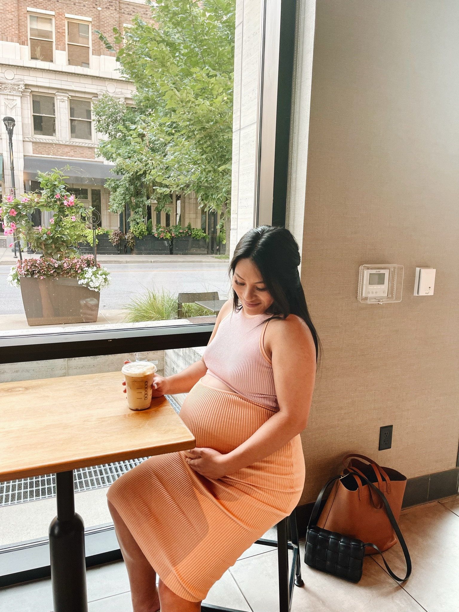 Bump friendly dress 🧡 on sale right now!!

#bumpstyle #bumpootd #maternityfashion 

#LTKfindsunder50 #LTKstyletip #LTKbump