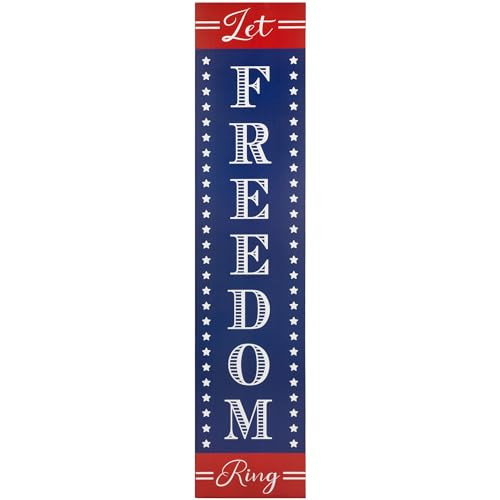 Amazon.com: Northlight Patriotic Let Freedom Ring Wooden Porch Board Sign Decoration - 36" : Home... | Amazon (US)