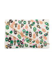 Beaded Cheers Envelope Shoulder Bag | TJ Maxx