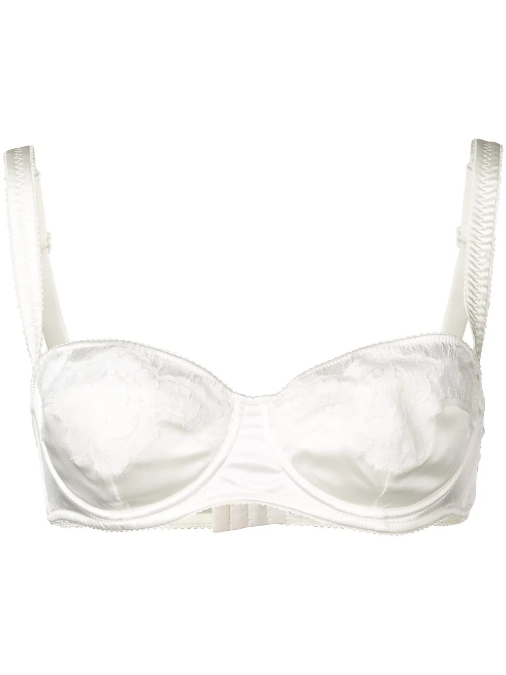 lace-detail satin balconette bra | Farfetch Global