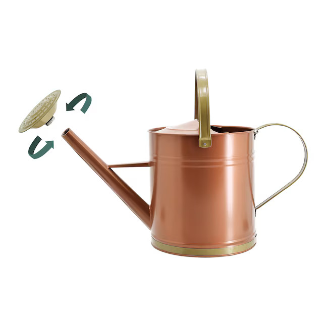 Arcadia Garden Products Classic Bronze 2.6-Gallons Bronze Metal Classic Watering Can | Lowe's
