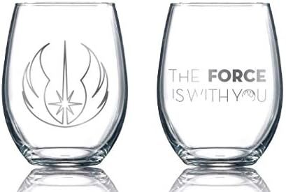 Star Wars Collectible Stemless Glasses (Jedi Master) | Amazon (US)