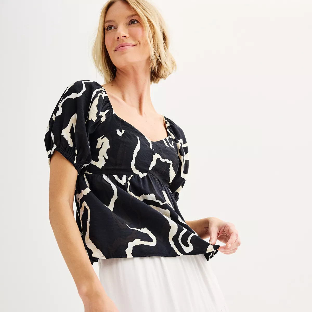 Women's Nine West Babydoll Top | Kohl's