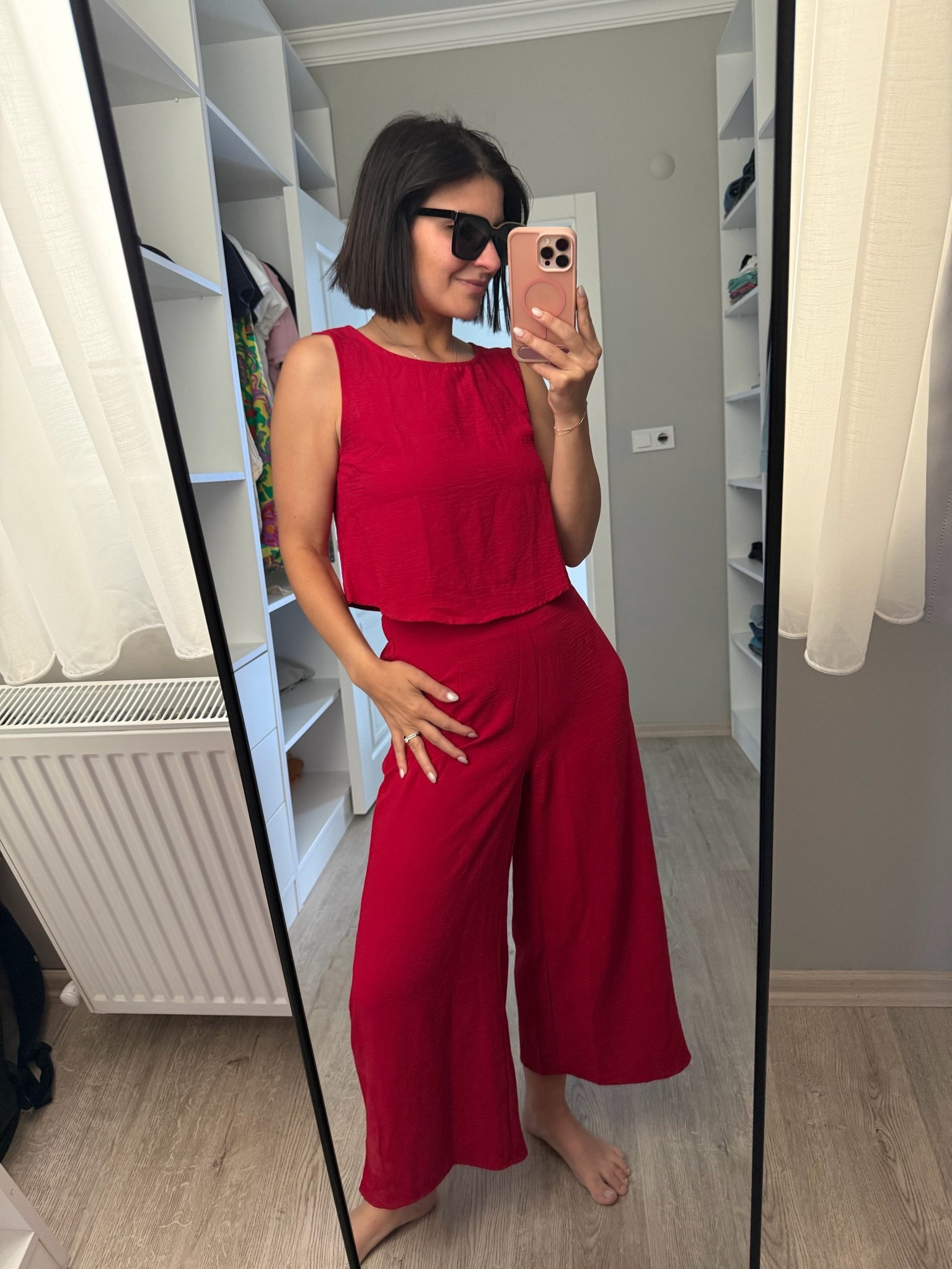 Found my summer uniform and I’m not taking it off. Red matching set that’s giving chic but feels like pajamas!

#LTKdayinmylife #LTKootd #LTKmomlife