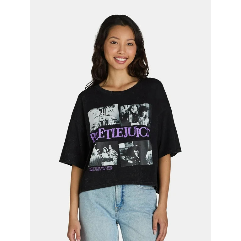 Beetlejuice Women's Juniors Beetlejuice Collection T-Shirts | Walmart (US)