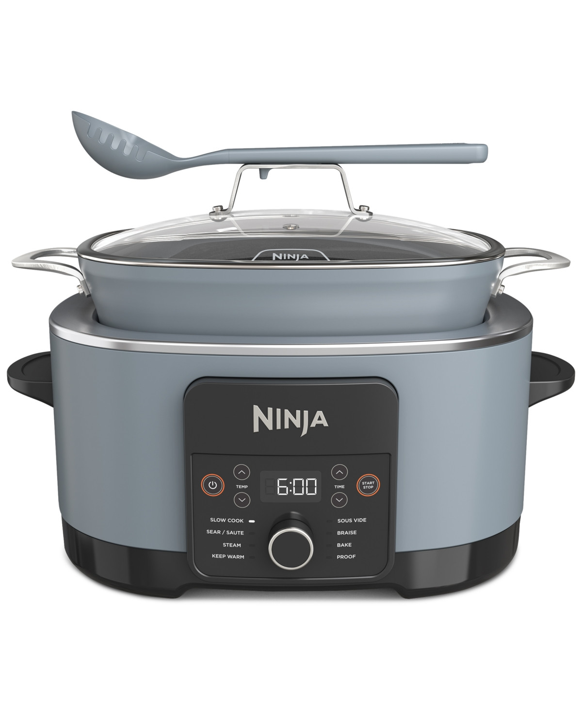 Ninja Foodi MC1001 6.5 Qt. PossibleCooker Pro - Sea Salt Grey | Macy's