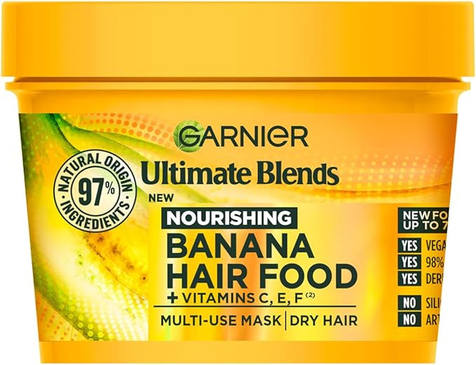 Garnier Hair Food Multi-use Hair Treatment Mask, Nourishes and Conditions, Ideal for Dry Hair, No... | Amazon (UK)