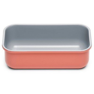 Caraway Home 4.49" Nonstick Ceramic Loaf Pan Terracotta: Bread Loaf Pan, Caraway Bakeware, Hand Wash, Rectangle Shape | Target
