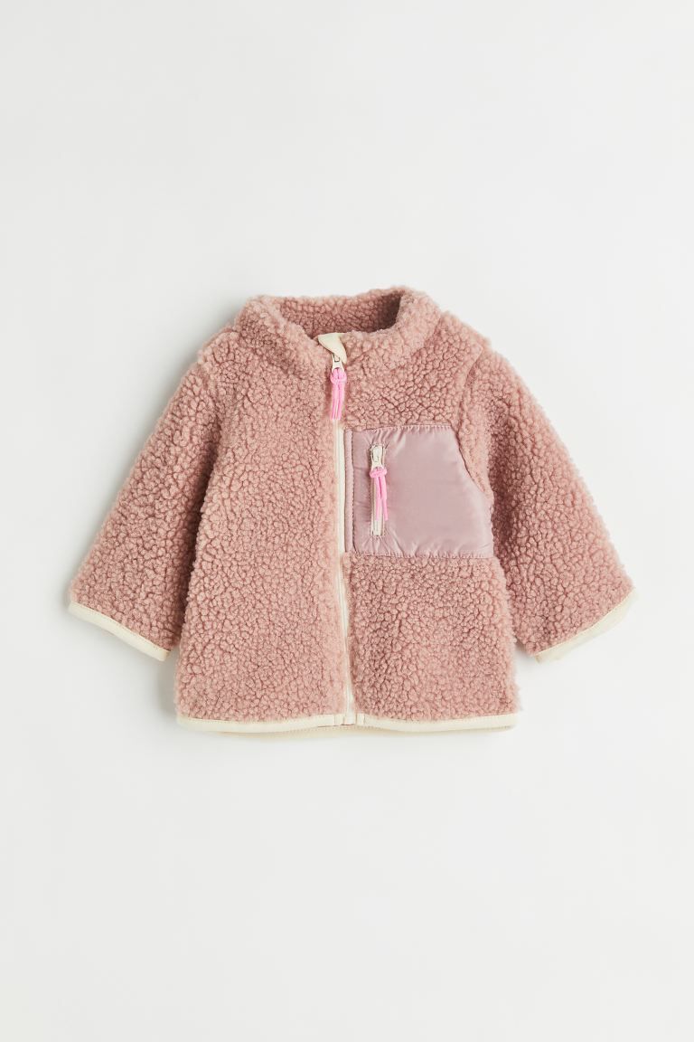 Teddy Bear Jacket - Pink - Kids | H&M US | H&M (US + CA)