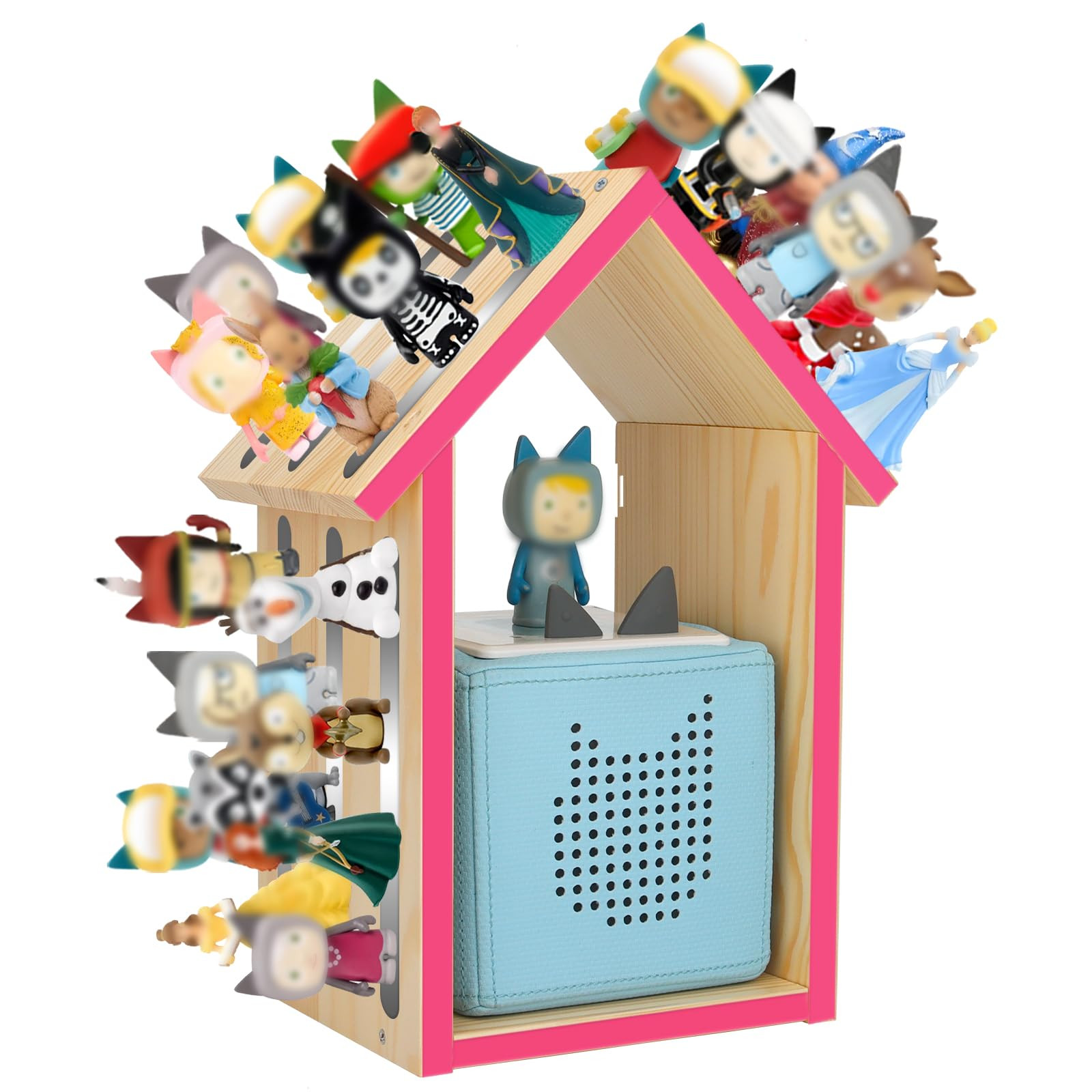 for Tonie Shelf,Tonies Storage for Creative Tonie Box Magnetic Shelf for Tonie Figures,Characters... | Amazon (US)