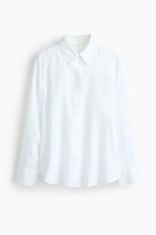 H & M - Linen Shirt - White | H&M (US + CA)
